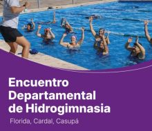 Este sabado encuentro departamental de Hidrogimnasia en el natatorio de Plaza Conde