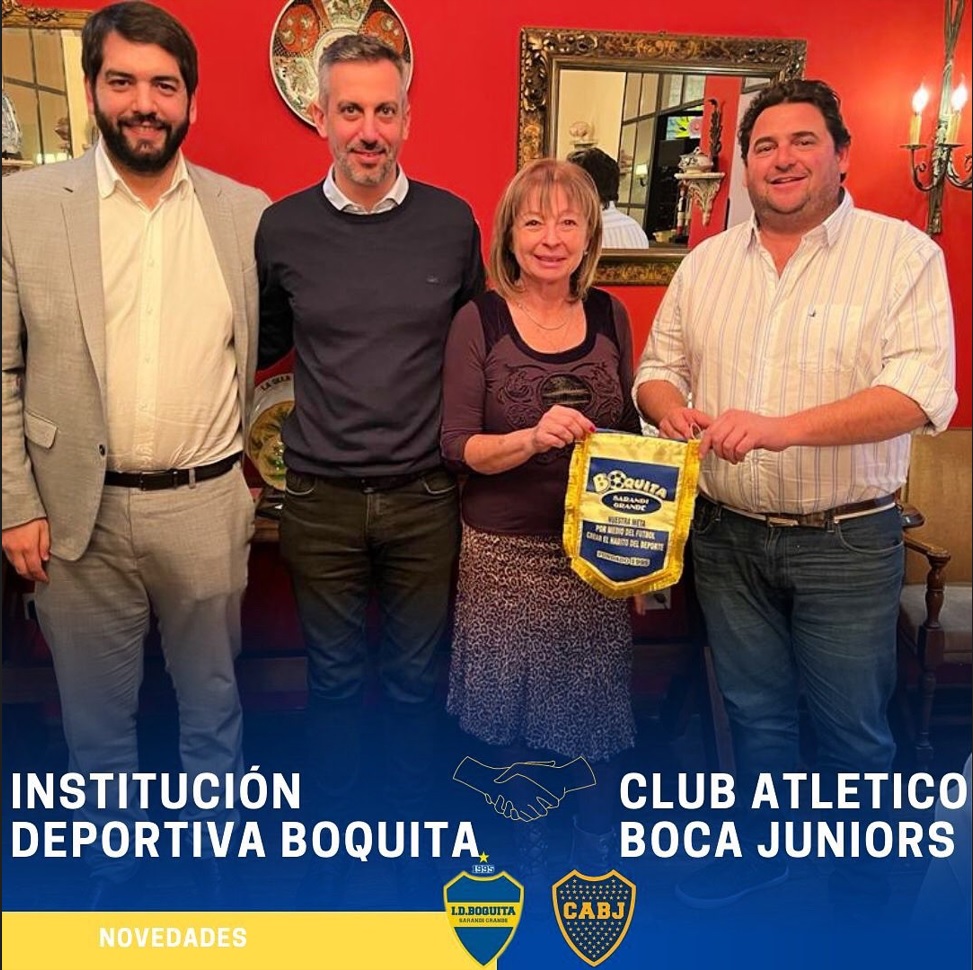 Boquita afianza vinculo con Boca Junior