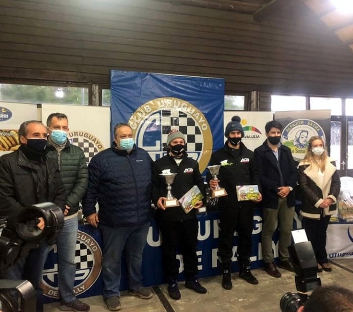 Destacada actuación de los floridenses Arnejo y Santurio en la primera fecha del rally nacional 2