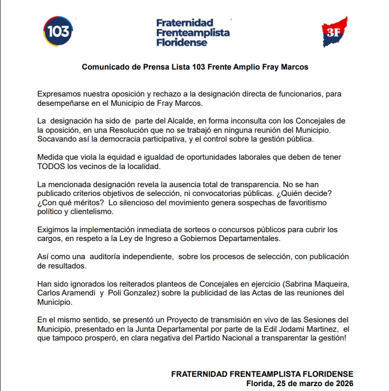 3F comunicado 25 3 26