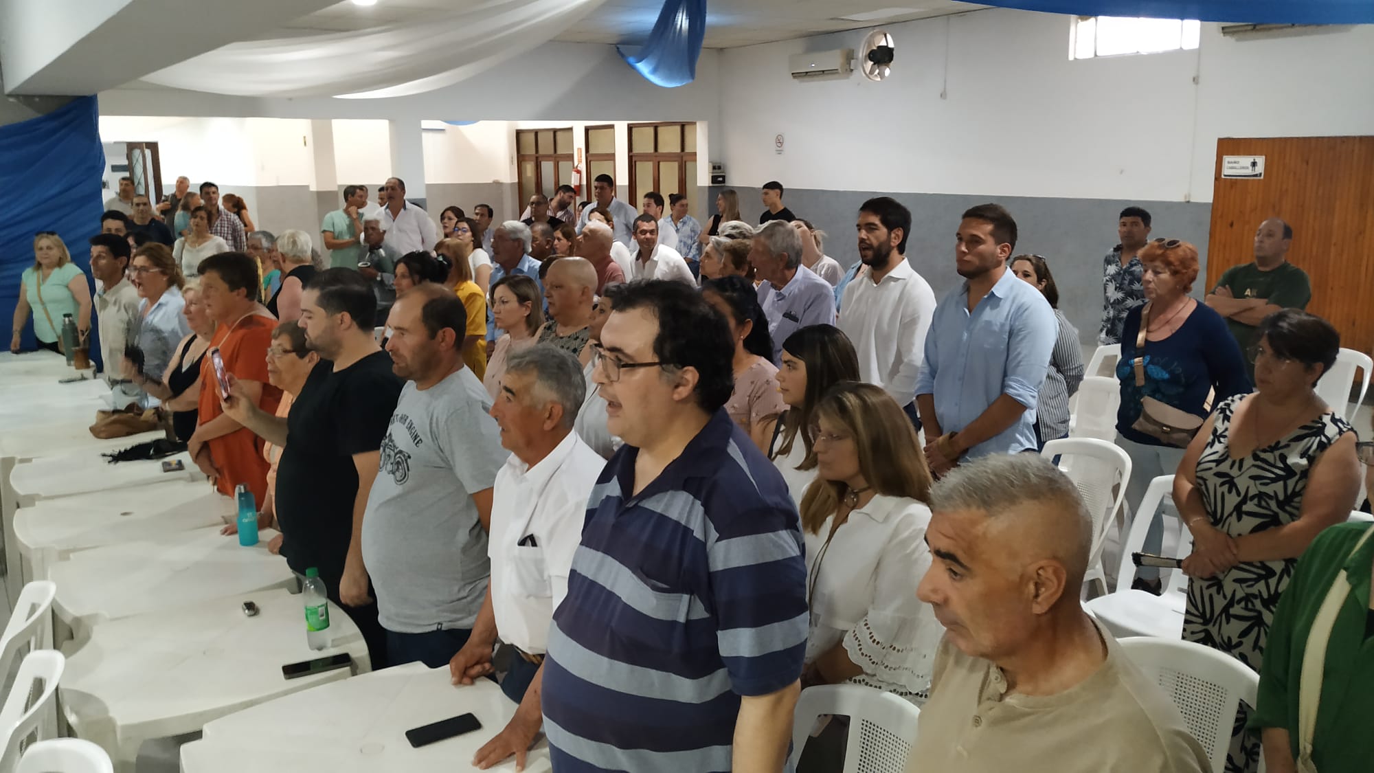 Marcos Pérez fue reelecto por unanimidad como presidente de la Departamental del Partido Nacional