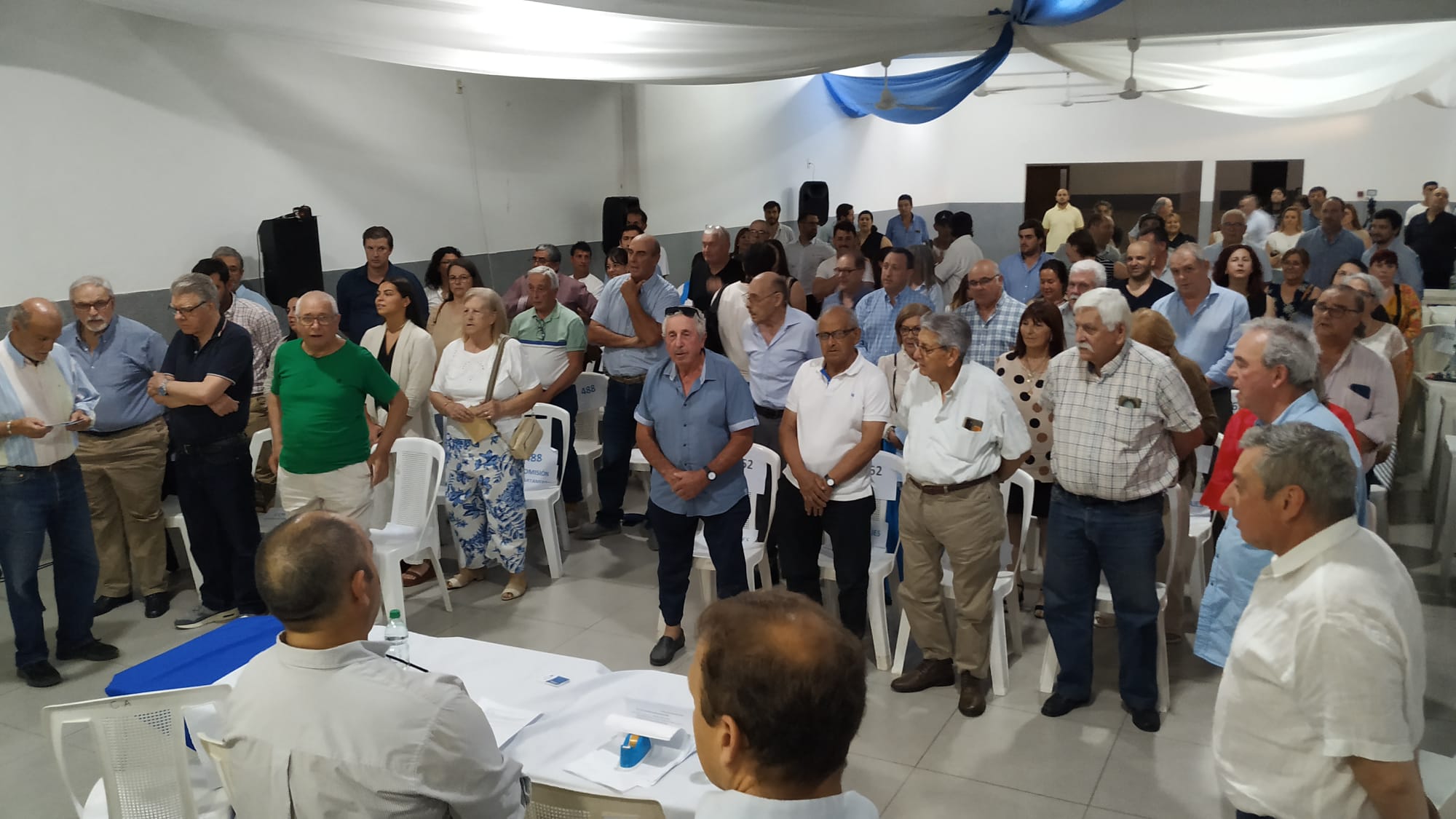 Marcos Pérez fue reelecto por unanimidad como presidente de la Departamental del Partido Nacional 2