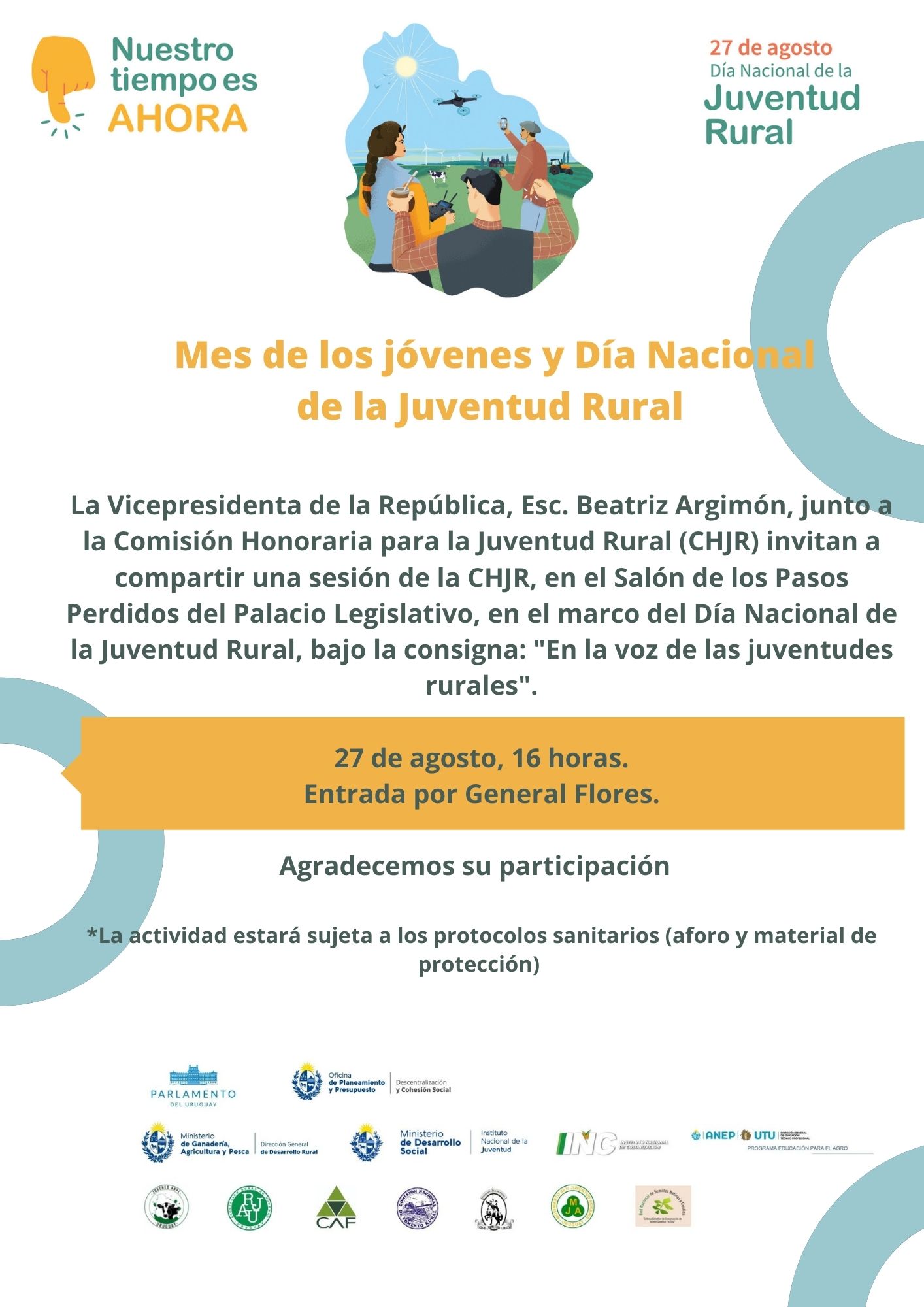 Las juventudes rurales celebran su día con una sesión en el Parlamento