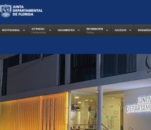 Junta Departamental restableció su sitio web institucional