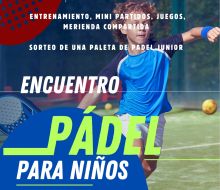 Encuentro de Pádel para niños en el club Centro Democrático