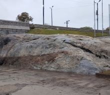 Intendencia realiza limpieza de la Piedra Alta