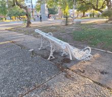 Denuncian actos de vandalismo en Plaza Artigas