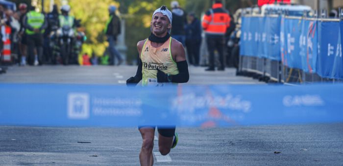 El floridense Oscar Cáceres fue segundo en la Maratón de Montevideo 