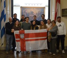Reconocimiento a Juan Manuel Sanabria antes de partir a la Copa del Mundo