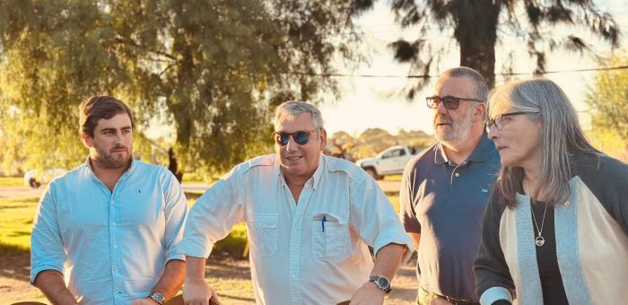Etcheverry, Enciso y diputados de nuestro departamento recorrieron Goñi, Maciel y Sarandí Grande