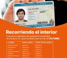 Recorriendo el interior: calendario de expedición de libretas de conducir para octubre