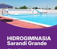 Jornada de hidrogimnasia en Sarandí Grande