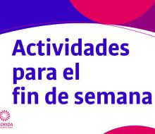 Cronograma de actividades para el fin de semana