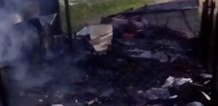 Incendio consumió una vivienda en la zona de ex calle 60 y Horacio Quiroga