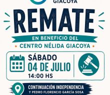 Remate solidario a beneficio del Centro Nélida Giacoya será el próximo sábado
