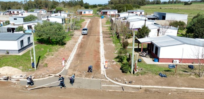 Avanzan las obras de consolidación urbana en La Macana