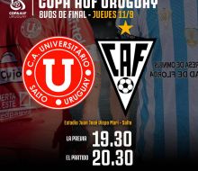 Copa AUF Uruguay: Atlético Florida juega en Salto y se vive por la 33