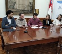 La Institución Nacional de Derechos Humanos y Defensoría del Pueblo y la Intendencia de Florida firmaron convenio marco