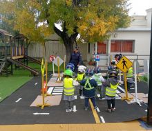 Escolares participaron en jornada de seguridad vial en Sarandí Grande