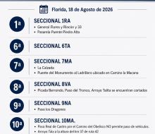 Pasos cortados en el departamento luego de las lluvias