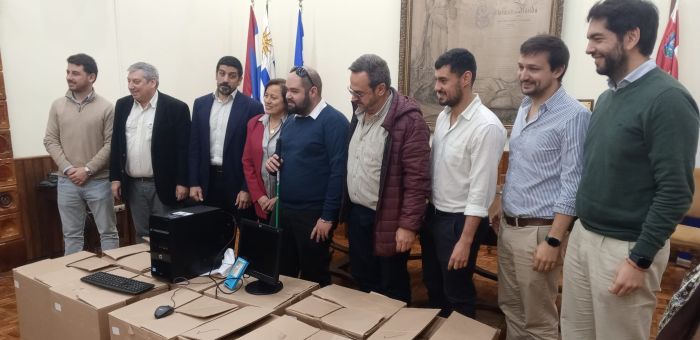 Intendencia de Florida recibió equipos informáticos de ANTEL para fortalecer la gestión y la inclusión digital
