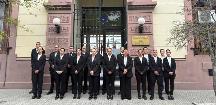 Presentaron a los 18 nuevos alumnos que se formarán como policías para Florida