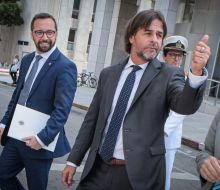 Lacalle Pou destacó la iniciativa privada como "una de las fuentes más importantes de estímulo de una obra de infraestructura"