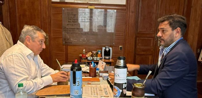 Enciso y Stopingi se reunieron por proyecto de recambio de luminarias LED