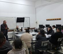 Alumnos de UTU participaron en taller de lectoescritura Braille