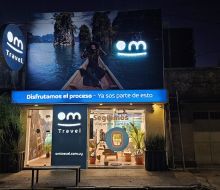 Imágenes del nuevo local de OM Travel