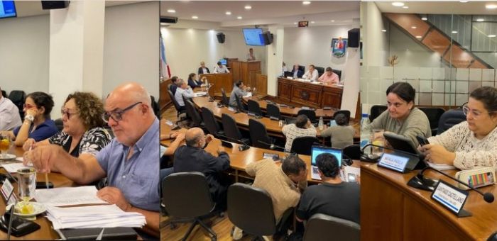 Junta: Comisión de Hacienda recibió al presidente Enzo Viscailuz