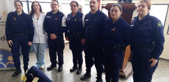 Jefatura de Policía y CAS realizaron jornada por el Día Nacional de la Prevención del Suicidio