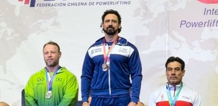 Powerlifting: el floridense Martin Benoit campeón sudamericano de peso muerto