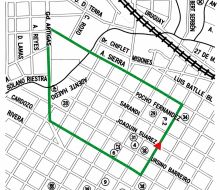 Se exhorta a no estacionar en circuito de la Vuelta de los Puentes