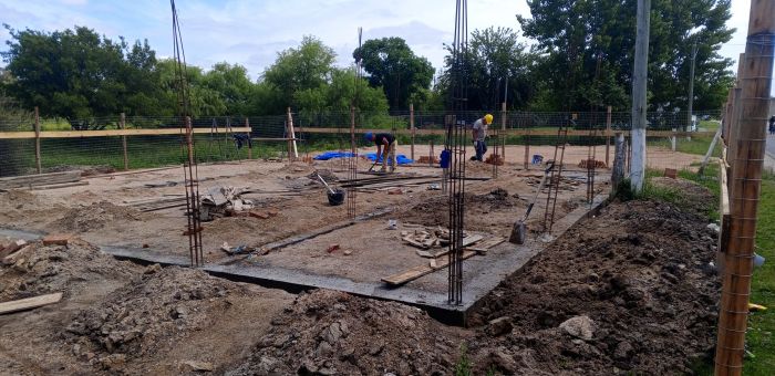 Avanzan las obras de la Sede del Club de Leones de Florida  Avanzan las obras de la Sede del Club de Leones de Florida