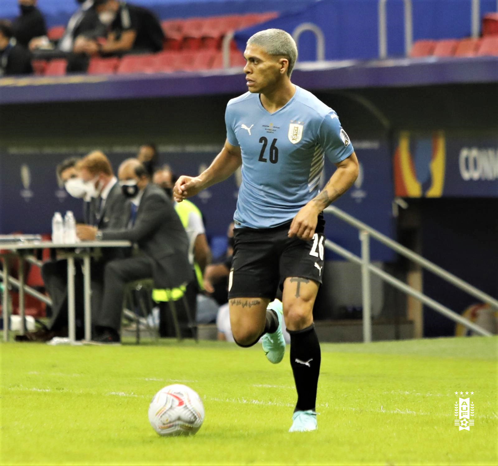 Brian Ocampo debutó con la celeste