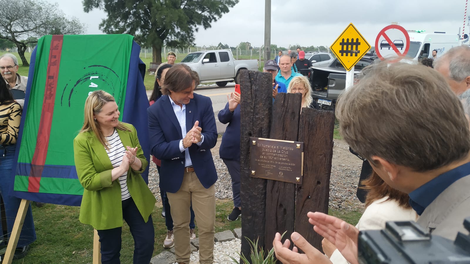 Presidente Lacalle Pou participó de festejos por los 150 años de La Cruz 5
