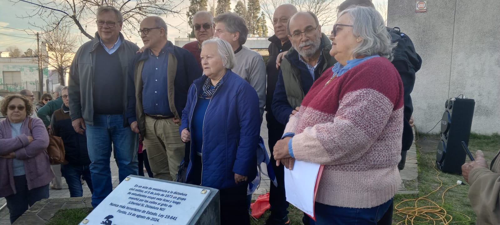 Acto en conmemoración de la ocupación estudiantil del Liceo Nº1 del año 73 2