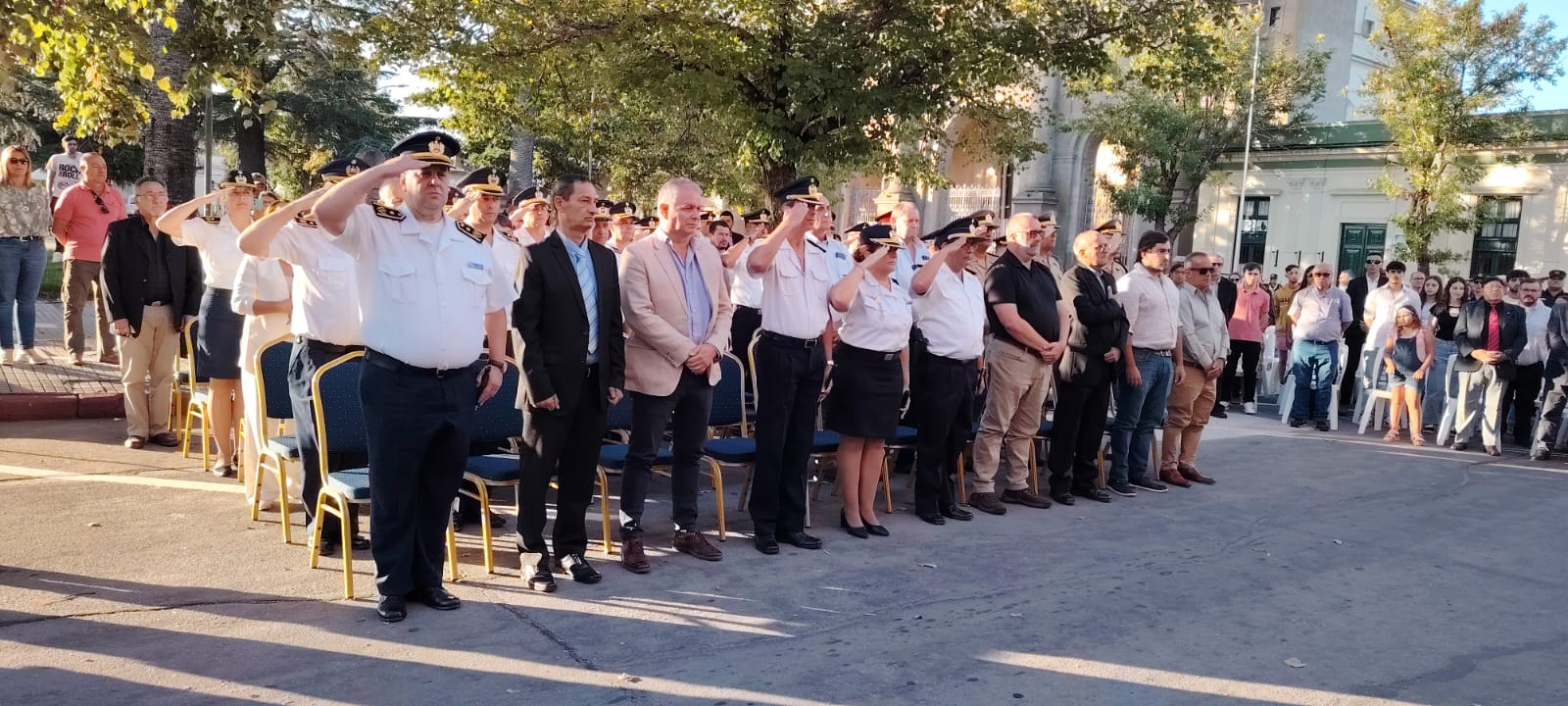 Andrea Corujo y Willington Mederos asumieron sus cargos en el Comando de la Jefatura de Policía de Florida 2