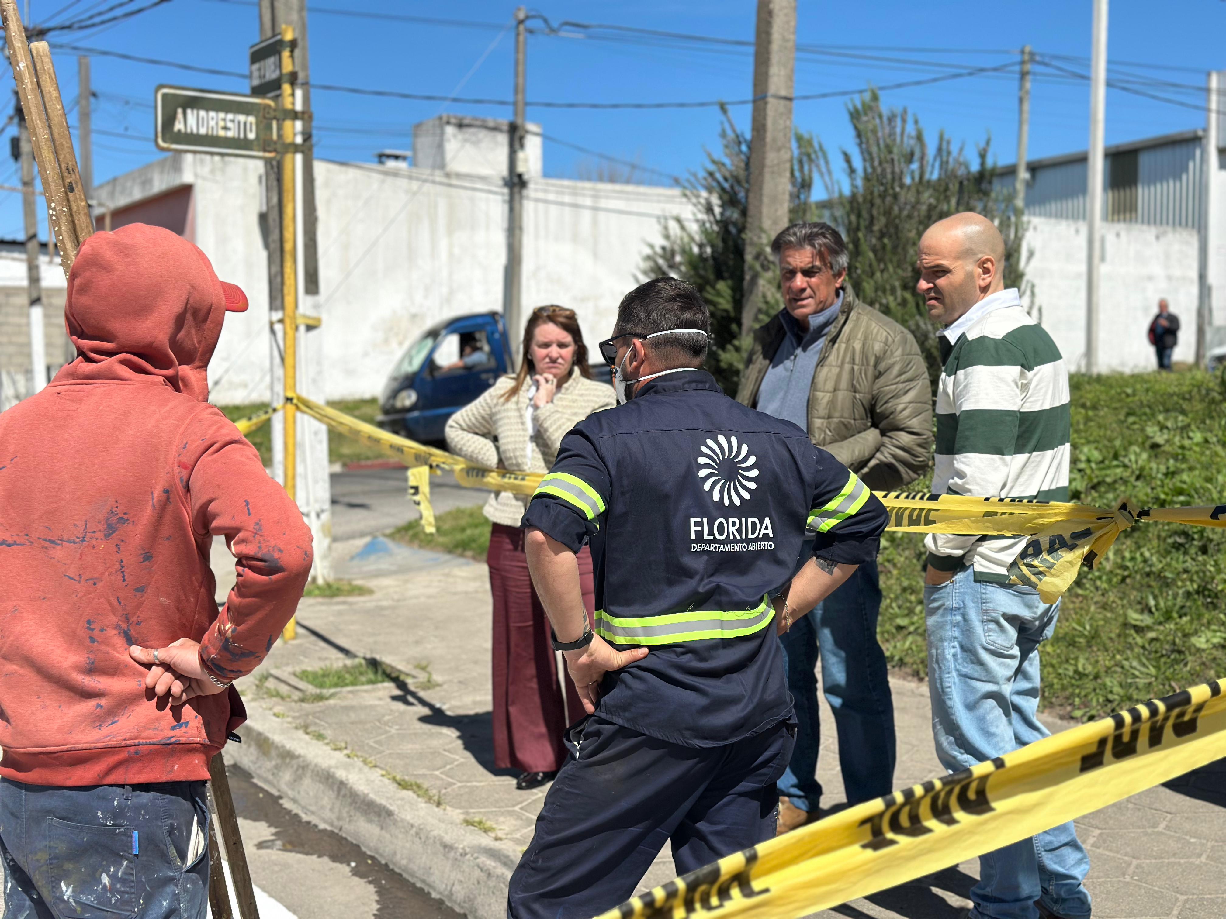 Autoridades departamentales recorrieron obras de la ciudad de Florida