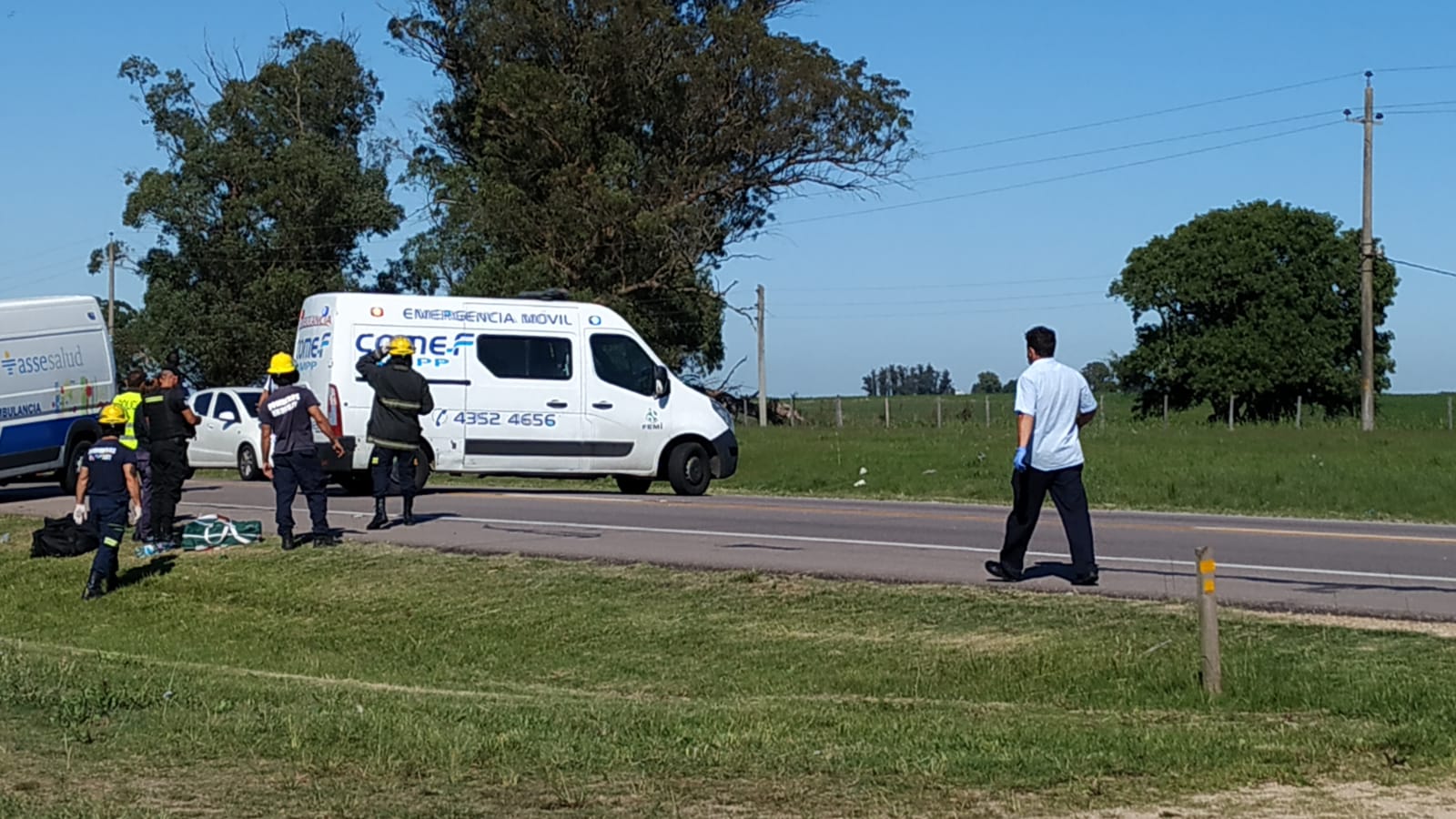 Camioneta volcó tras evitar choque de frente 6