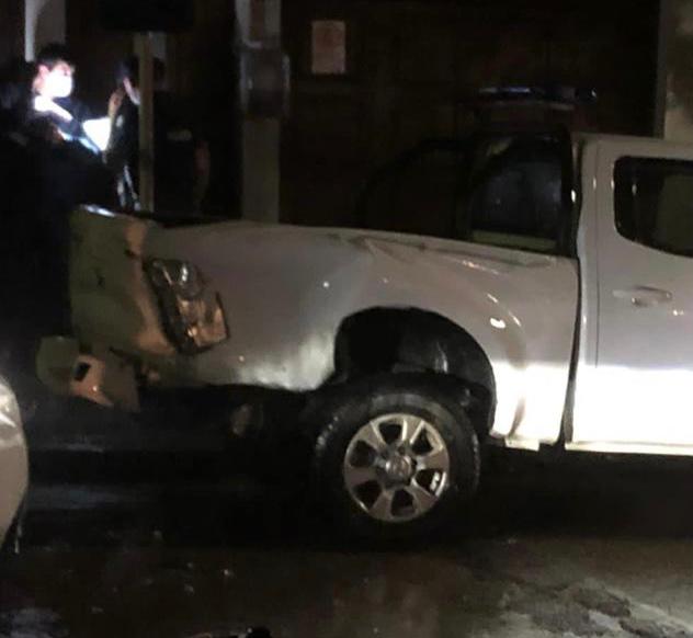 Chocan camioneta de la Guardia Municipal 3