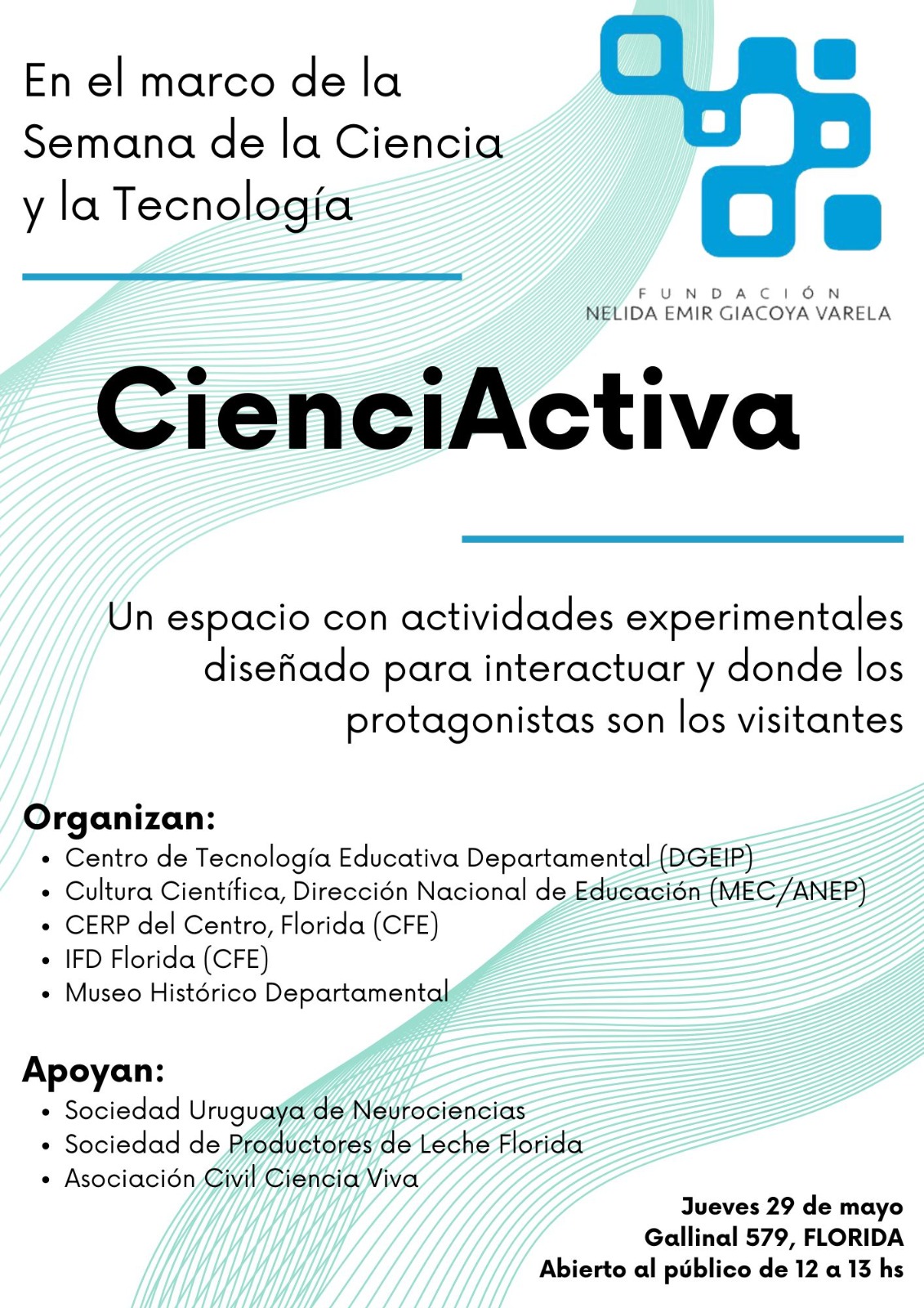 Ciencia Activa organizada por la Fundación Nélida Giacoya