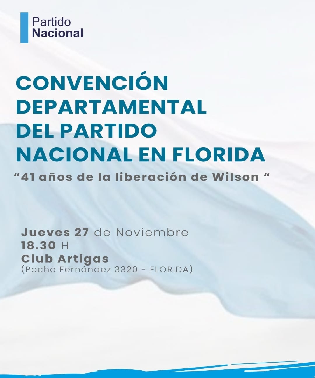 Convención del Partido Nacional Sesiona en Florida