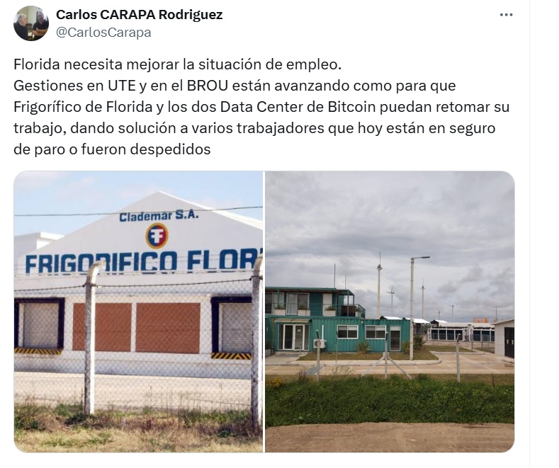 Diputado Carlos Rodríguez Gálvez anuncia gestiones para reactivar Frigorífico y Data Center