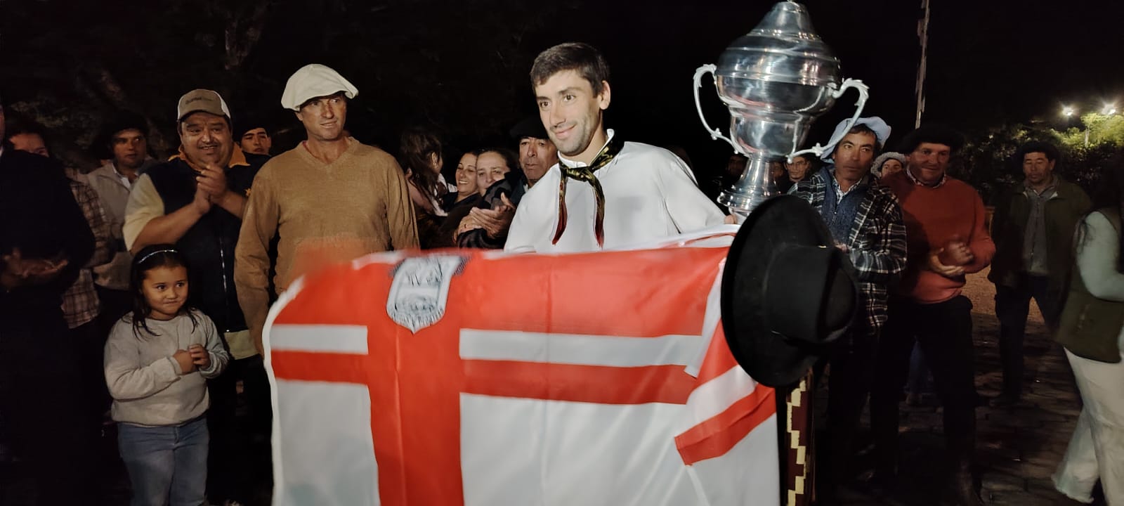 El jinete Matías Fleitas fue recibido en Florida 2