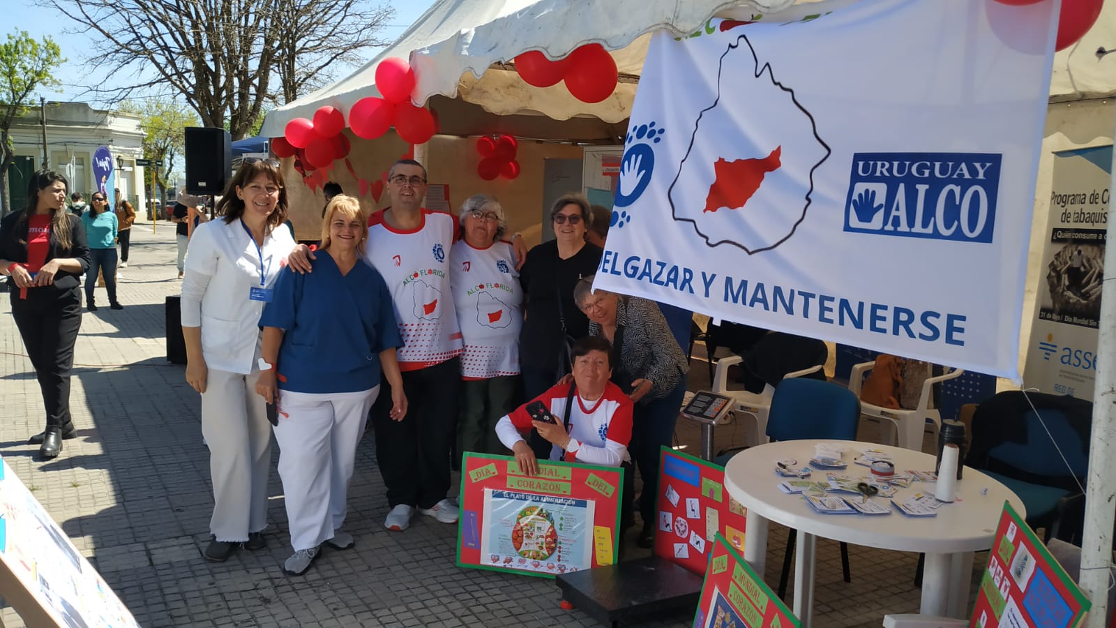 Florida celebró el Día Mundial del Corazón con actividades en Plaza Asamblea 2