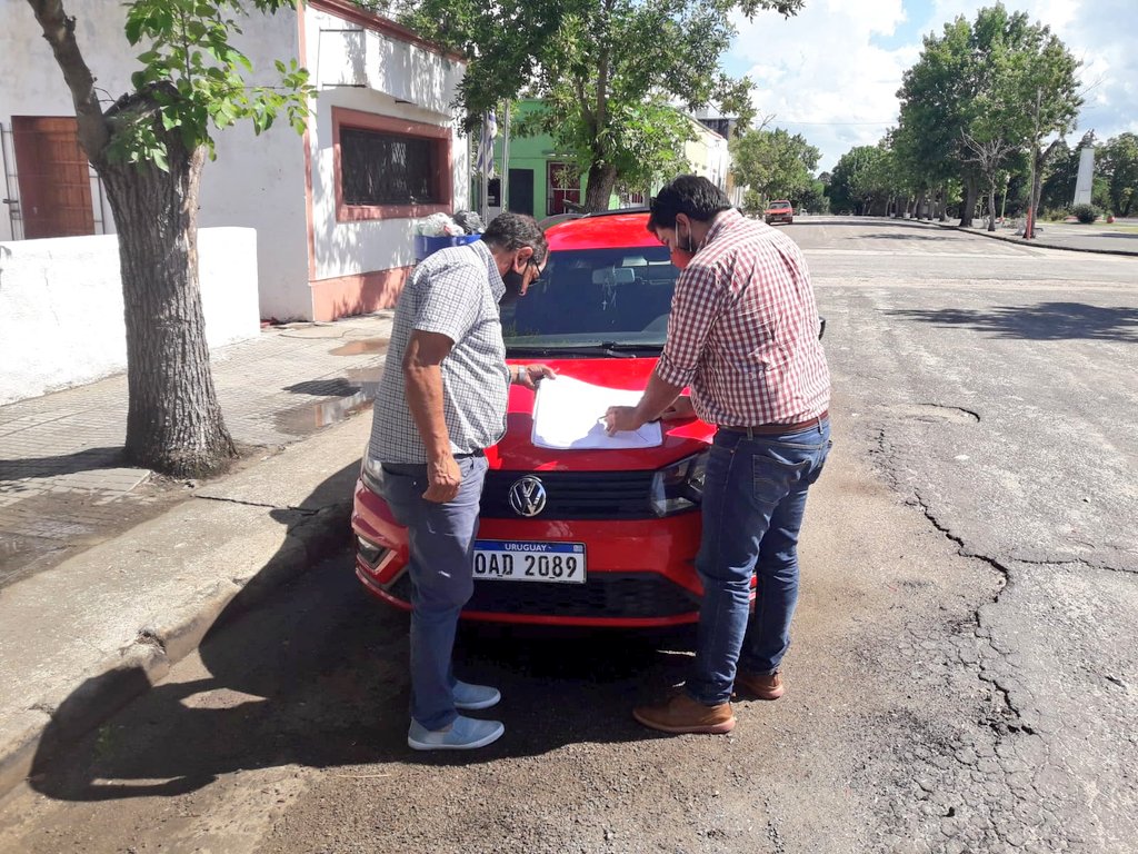 IDF Director de obras recorrió localidades del sur