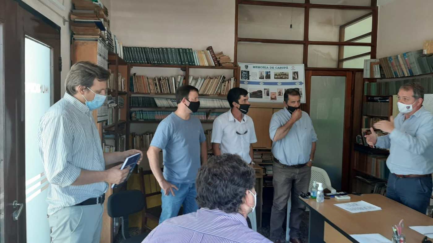 Intendente López mantuvo reunión con integrantes de los Municipios de Casupá y Fray Marcos