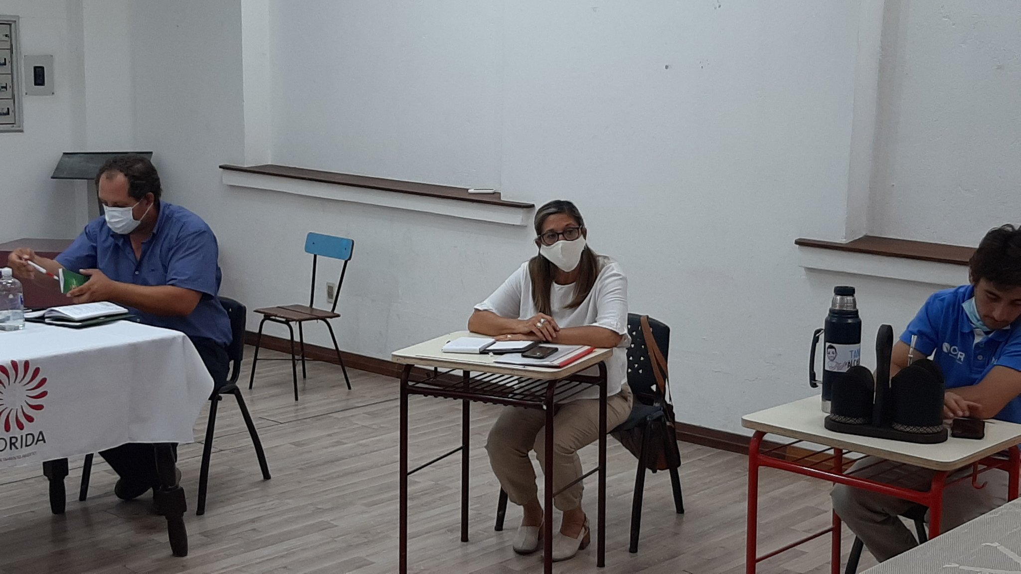 Intendente López se reunió con autoridades del Municipio de Sarandí Grande